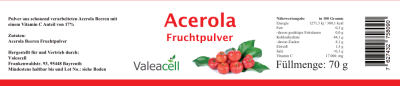 Acerola | Valeacell - 1 Acerola | Valeacell - 1