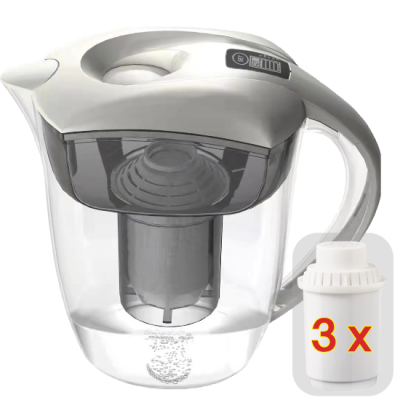 Ionisiertes Wasser Karaffe mit 3 Filter - Farbig