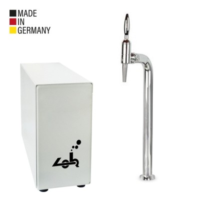 Wassersprudler Sprudel-Lok Inkl. GALLARDO Zapfhahn aus Edelstahl verchromt, mit Kompensator